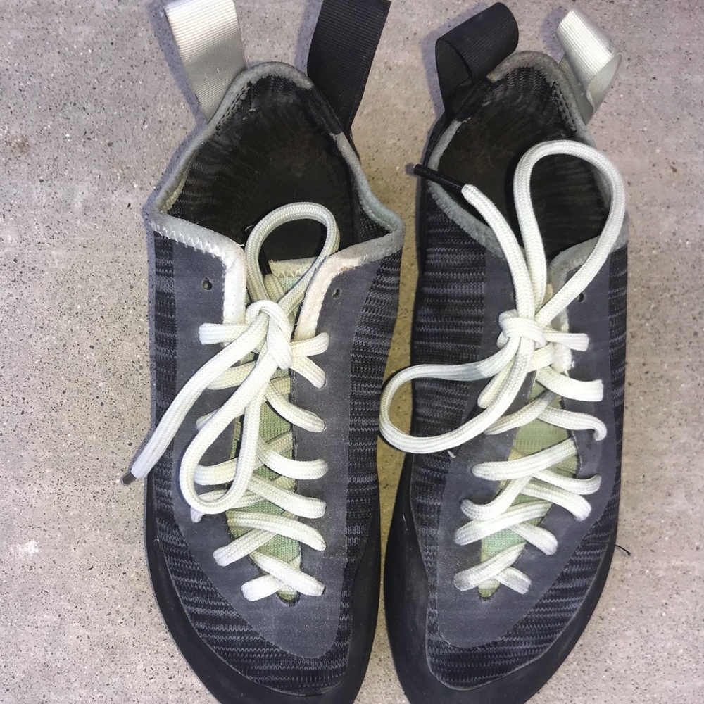 Black diamond rock climbing shoes